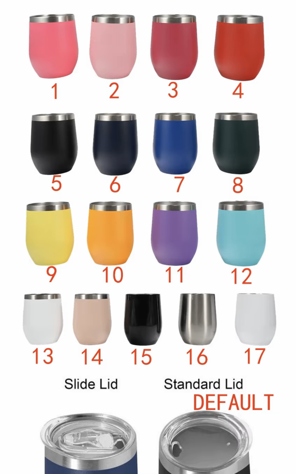 OEM/ODM 12oz Egg Shape Double Wall Stainless Steel Vacuum cup Thermal Travel Coffee Wine Mug Insulated wine Tumbler - Image 6