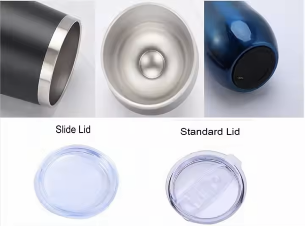 OEM/ODM 12oz Egg Shape Double Wall Stainless Steel Vacuum cup Thermal Travel Coffee Wine Mug Insulated wine Tumbler - Image 5