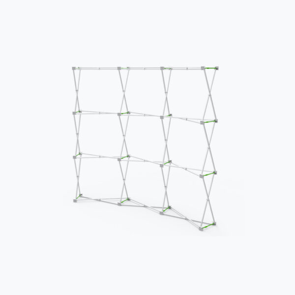 8ft Curved Velcro Fabric Pop Up Display (Hardware Only)