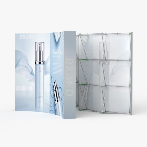 Curved Velcro Fabric Pop Up Display - Image 3