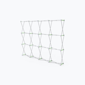 10ft Straight Velcro Fabric Pop Up Display (Hardware Only)