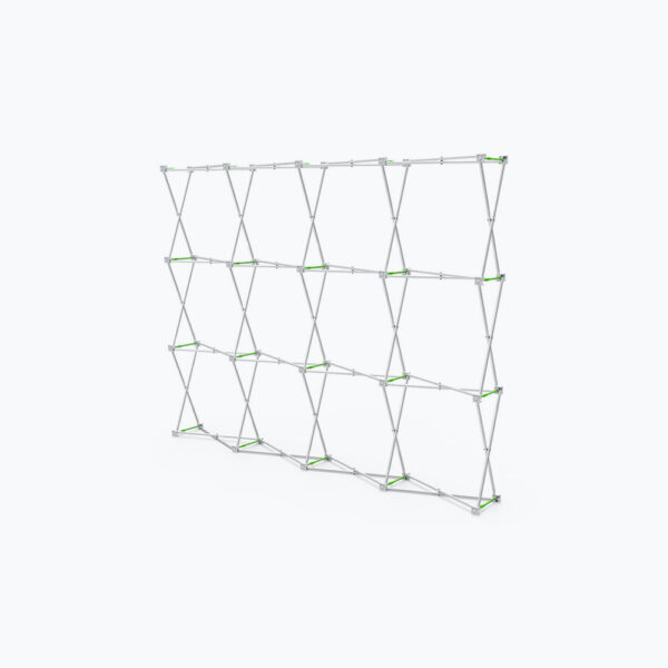 10ft Straight Velcro Fabric Pop Up Display (Hardware Only)