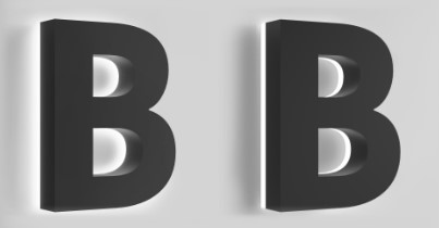 Reverse Lit Channel Letters