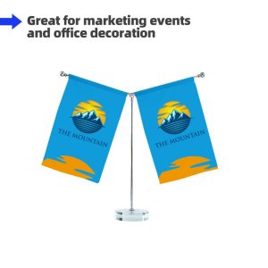 Desk Flag (Double Flags)