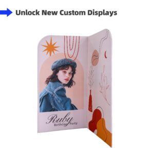 L Shaped Fabric Banner Stand (Round Corners)