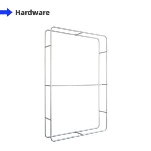 3D Fabric Banner Stand Frame (Round Corners)