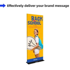 Fabric Banner Stand-Premium (Square Corners)