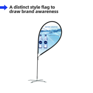 Advertising Flag-R Shape