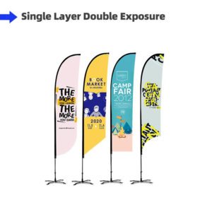 Duplex Printing Advertising Flag-Blade
