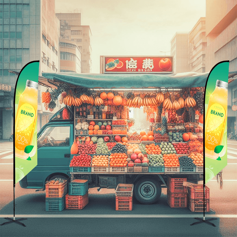 Angled Flag with Uni-Fit Pole - Image 6