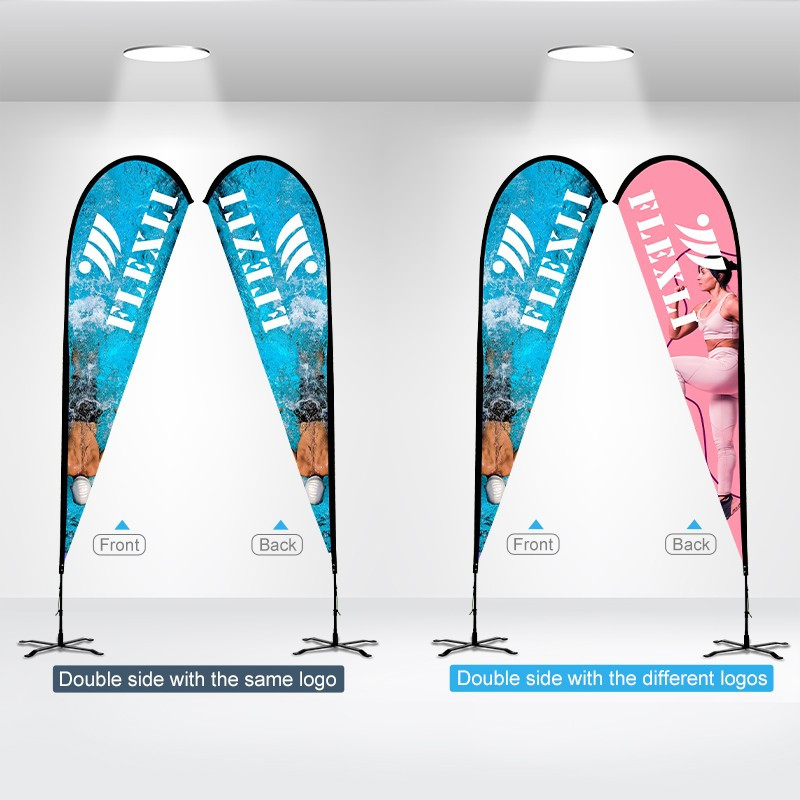 Duplex Printing Advertising Flag-Teardrop - Image 2