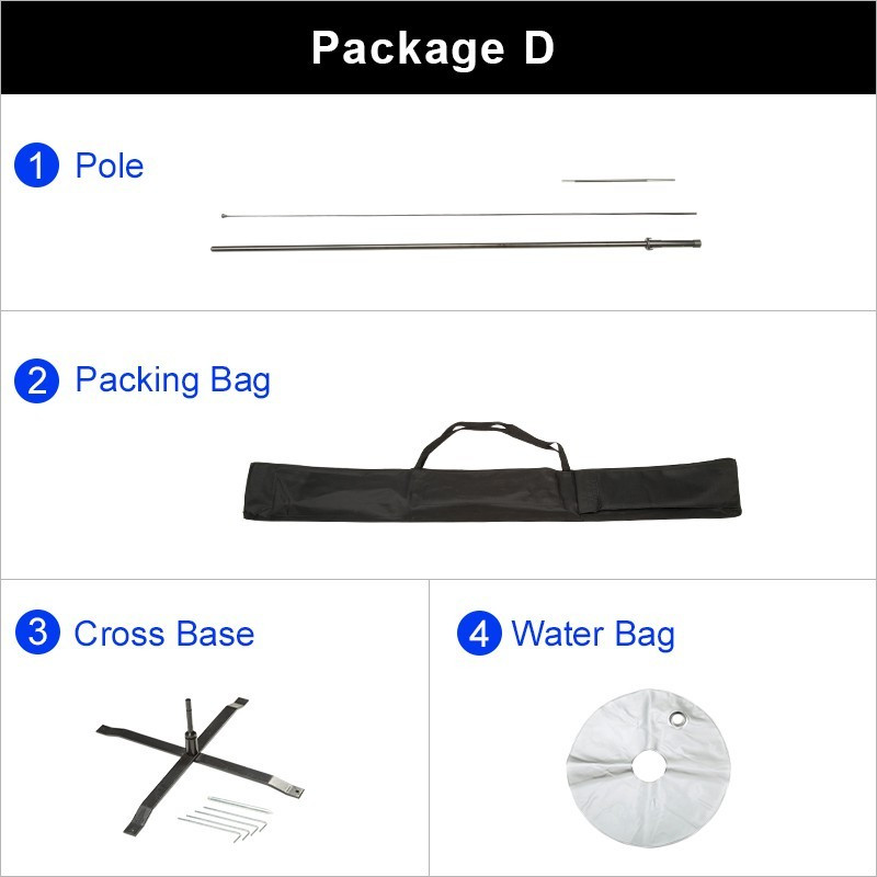 Duplex Printing Advertising Flag-Teardrop - Image 9