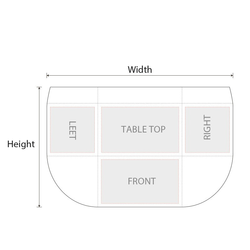 Standard Table Covers with Open Back - Image 8