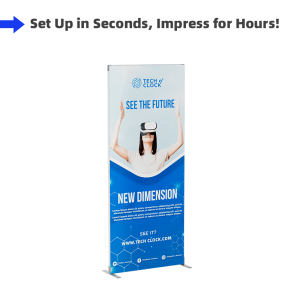 Foldable SEG Fabric Display Stand