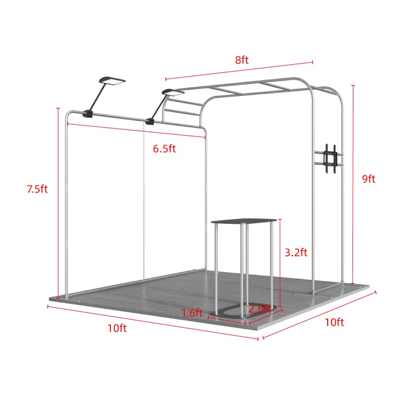 10x10ft Trade Show Booth Kit - A3 - Image 10