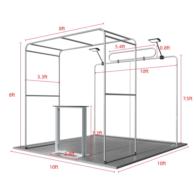 10x10ft Trade Show Booth Kit - A2 - Image 12