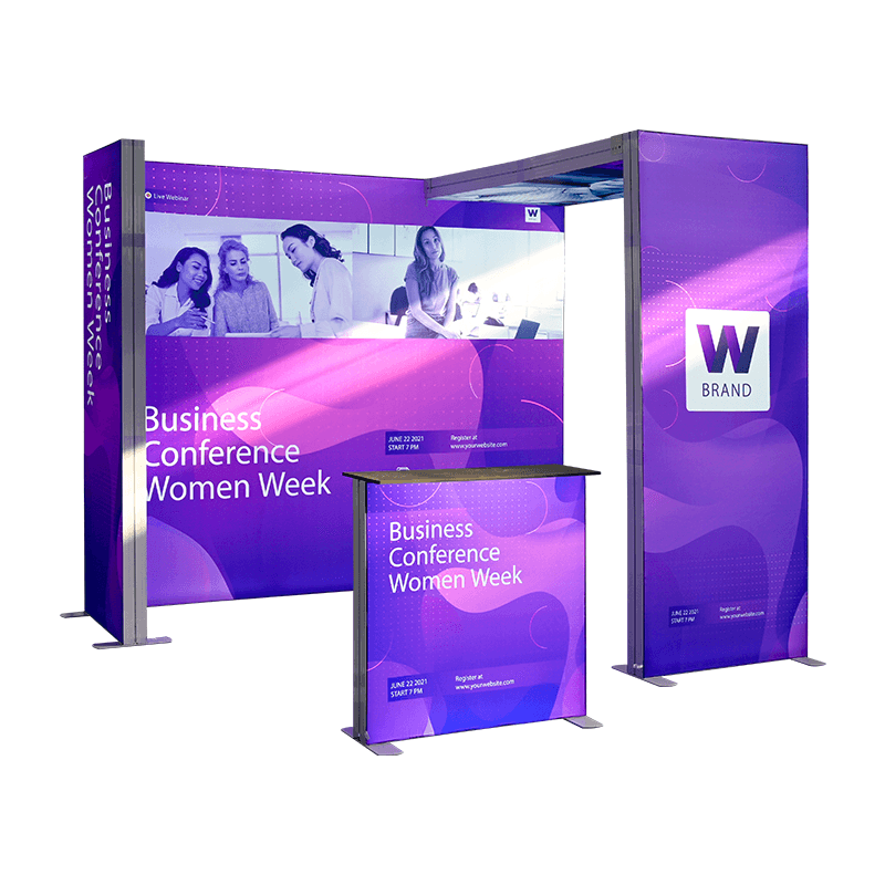 Tradeshow SEG Modular Lightbox Display Kit B - Image 5