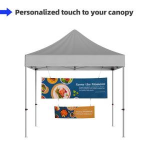 Custom Tent Hanging Banner Set