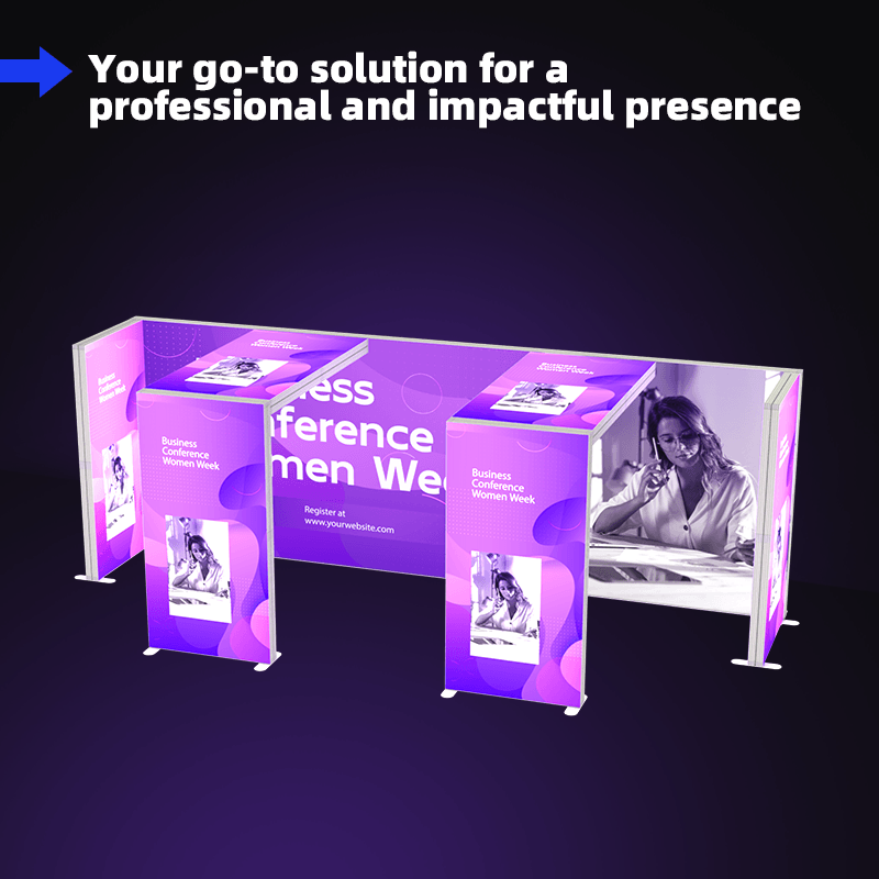 Tradeshow SEG Modular Lightbox Display Kit N