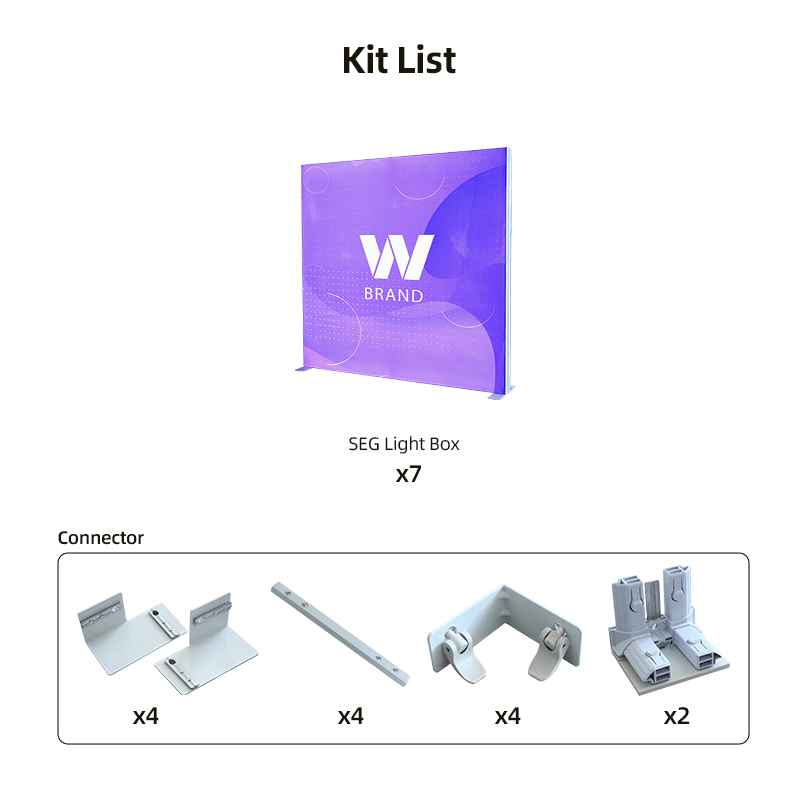 Tradeshow SEG Modular Lightbox Display Kit N - Image 3