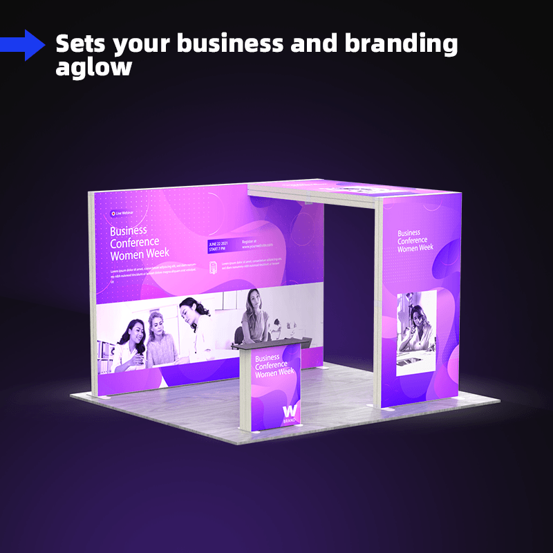 Tradeshow SEG Modular Lightbox Display Kit A