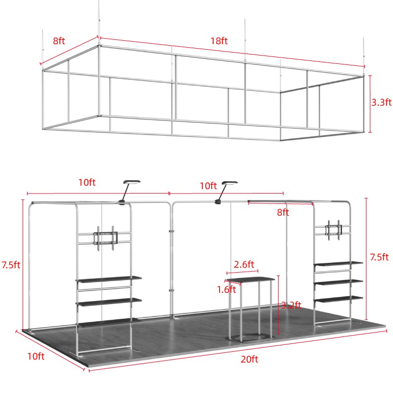 10x20ft Trade Show Booth Kit - A1 - Image 11