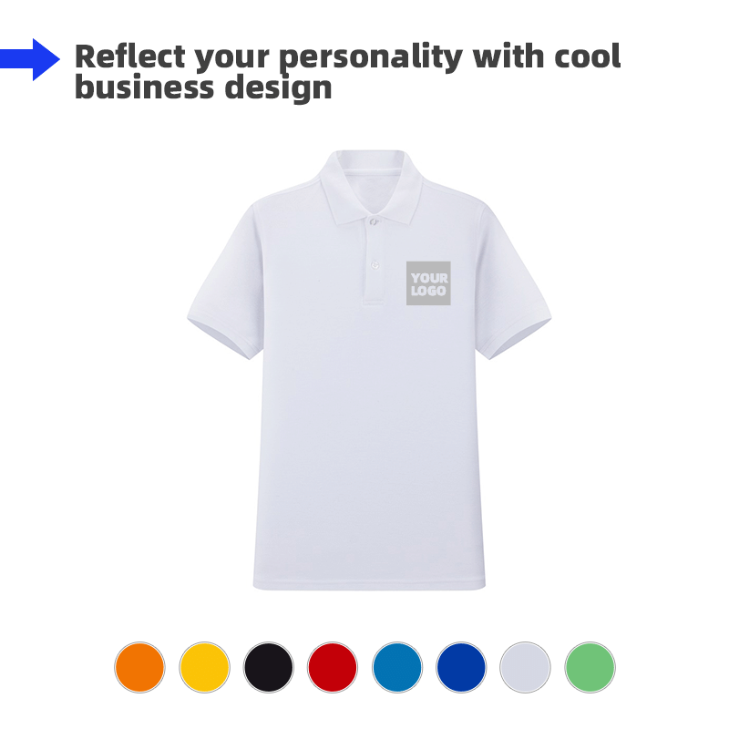 Women's Polo Shirt-Reflective Print