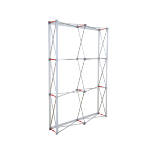 5FT Straight Fabric Popup Displays Frame