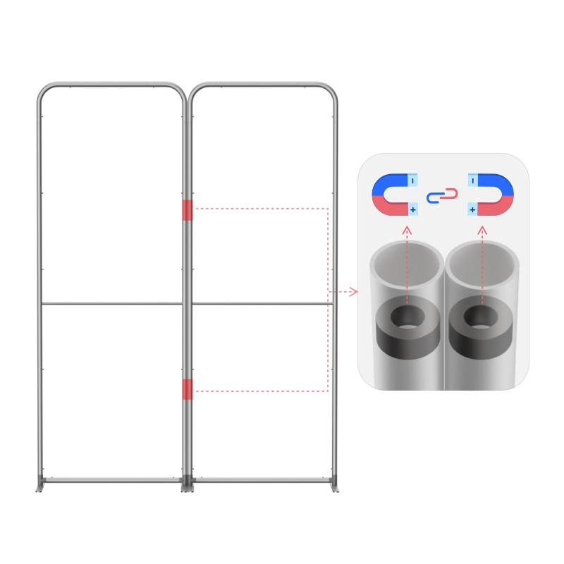Magnetic Slope Fabric Banner Stand 1 - Image 3