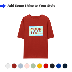 Adult Round Neck Tee-Laser Print