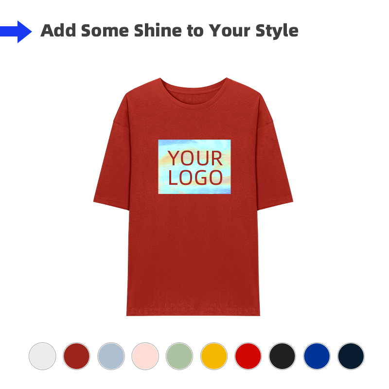 Adult Round Neck Tee-Laser Print