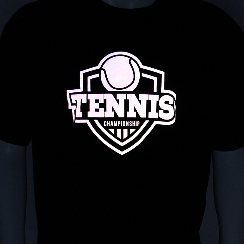 Adult Round Neck Tee-Reflective Print - Image 2