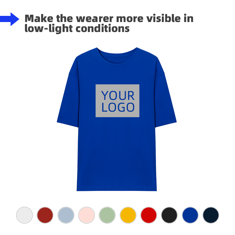 Adult Round Neck Tee-Reflective Print