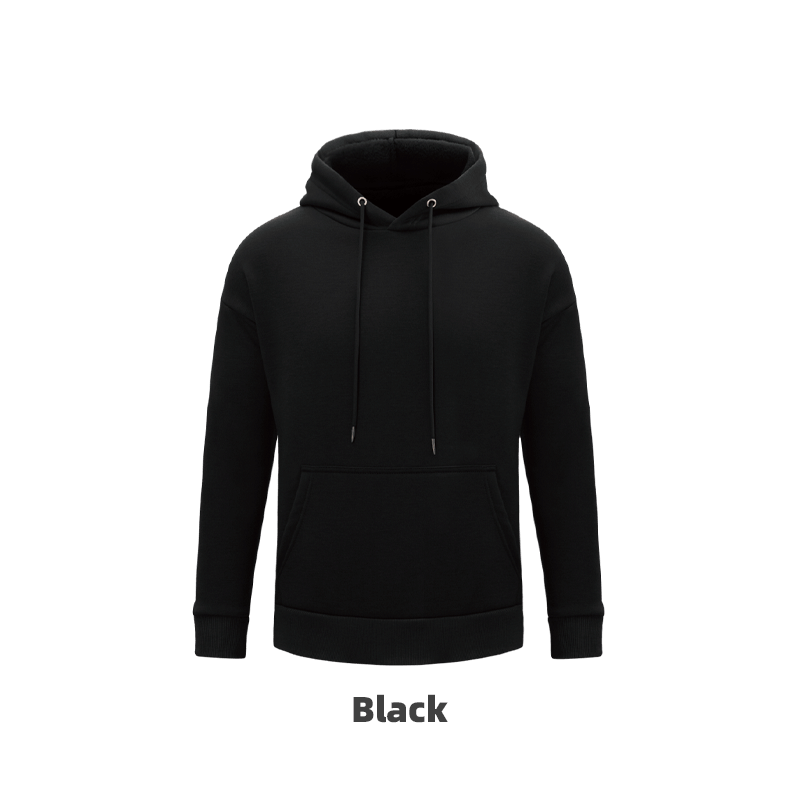 Coil Thread-Lined Hoodie-Laser Print - Image 7
