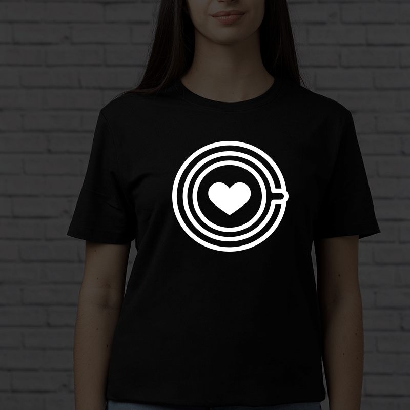 Adult Round Neck Tee-Reflective Print - Image 5