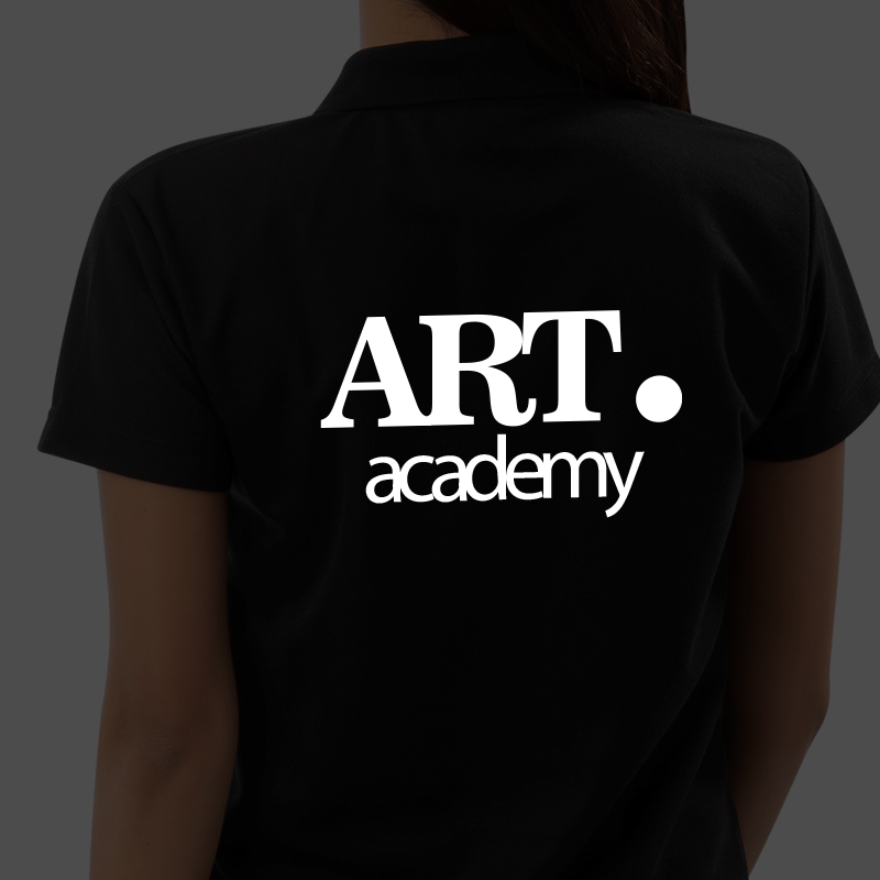 Women's Polo Shirt-Reflective Print - Image 6