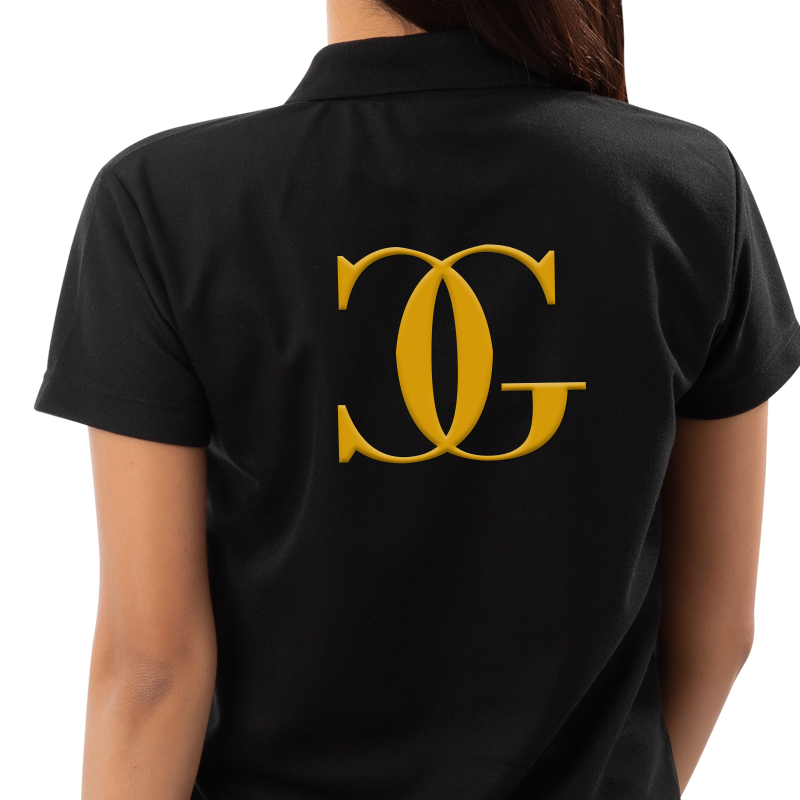 Women's Polo Shirt-Foam Print - Image 5