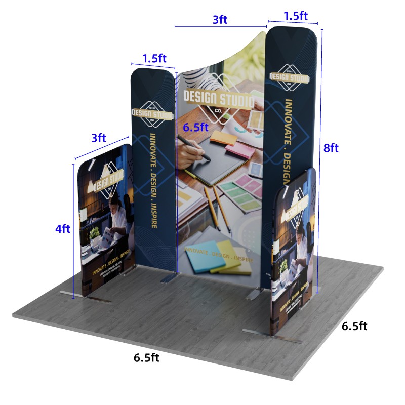6.5x6.5ft Magnetic Modular Fabric Displays-C - Image 11
