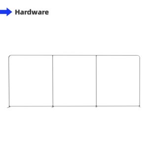 20FT Straight Tension Fabric Display Frame (Round Corners)