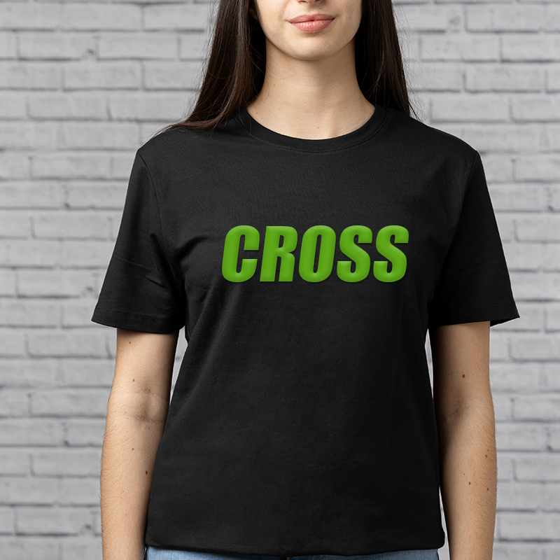 Adult Round Neck Tee-Foam Print - Image 3