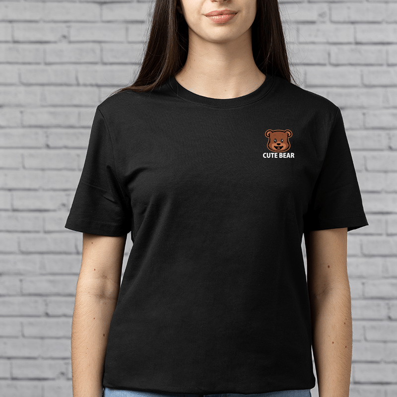 Adult Round Neck Tee-Embroidery - Image 2