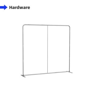 8FT Straight Tension Fabric Display Frame (Round Corners)