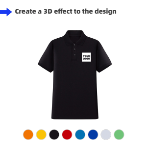 Men's Polo Shirt-Foam Print